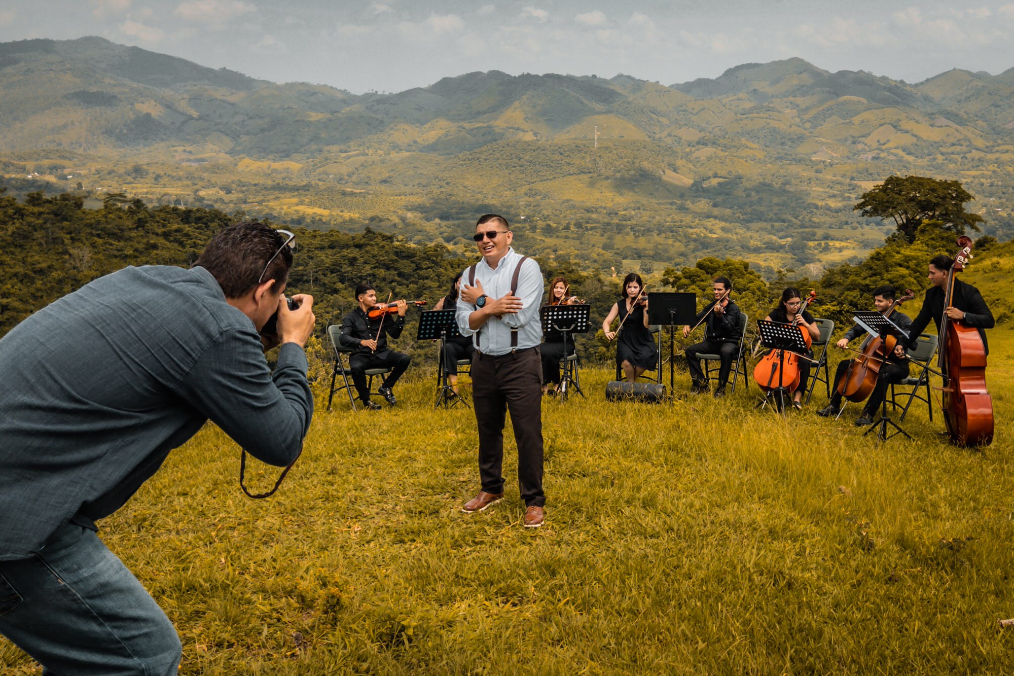 Grabación video musical de Brazos de Amor