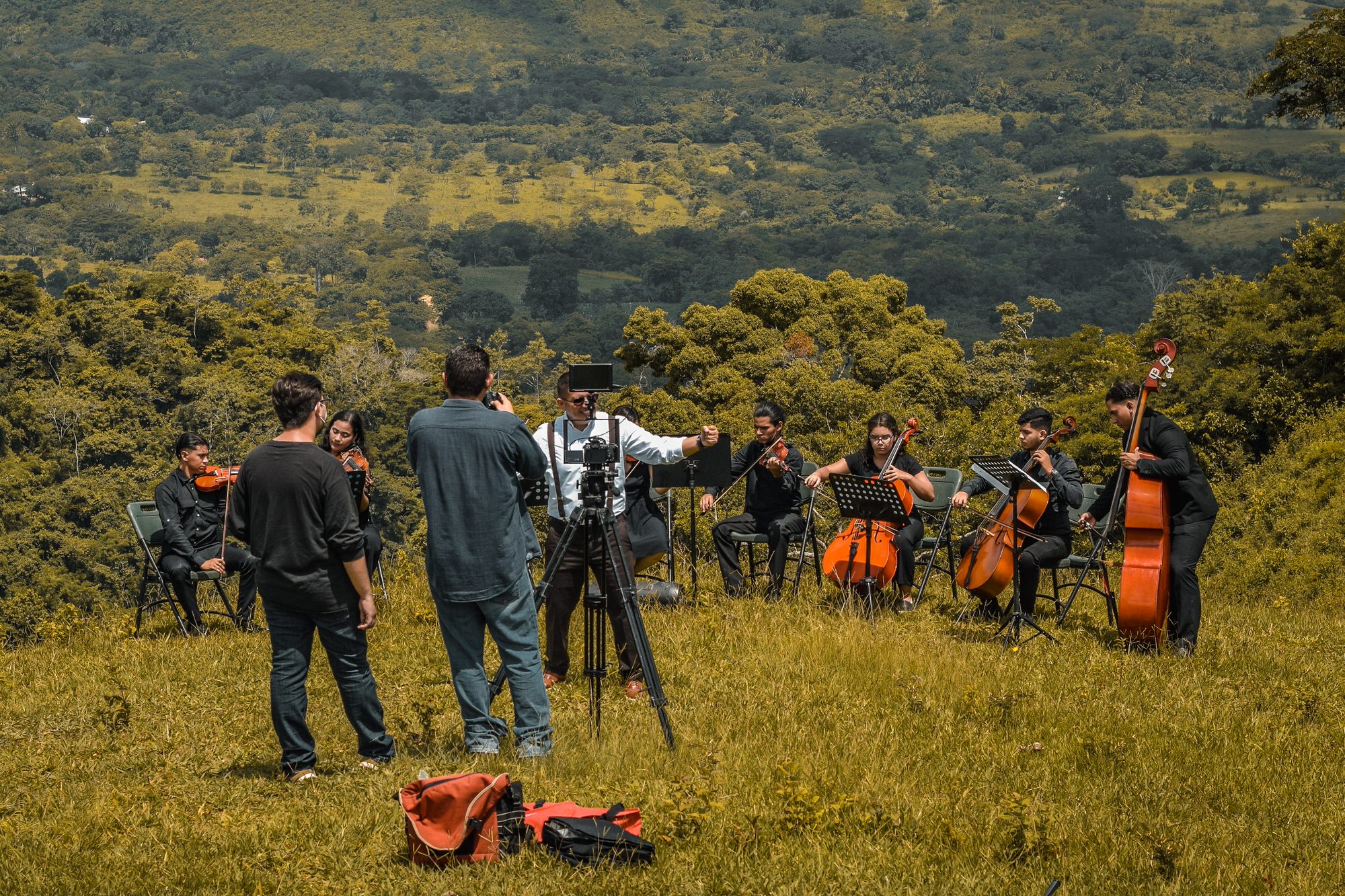 Grabación video musical de Brazos de Amor