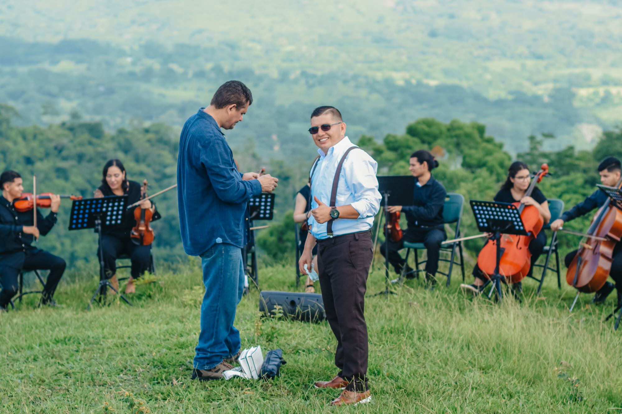 Grabación video musical de Brazos de Amor
