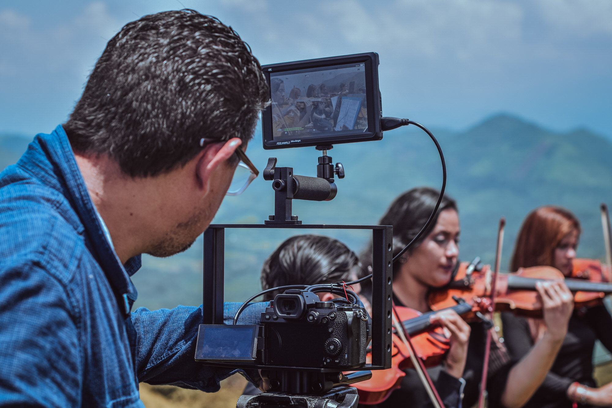 Grabación video musical de Brazos de Amor