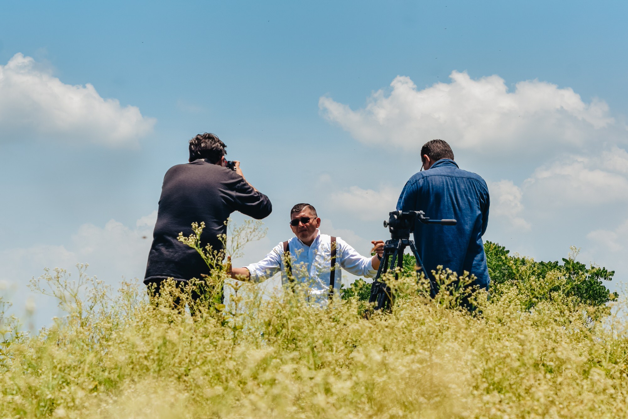 Grabación video musical de Brazos de Amor